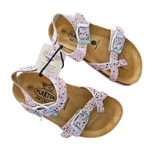 Plakton Size US 10.5 EU 27 New Girl's Glitter Sandals -‎ Pink